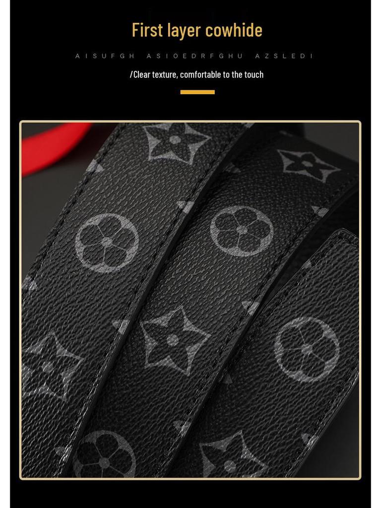 2025 Plum Blossom Buckle Belt - Unisex Retro Gothic Leather Trendy Design