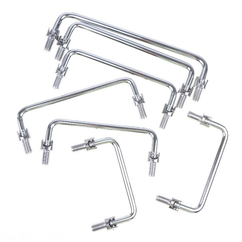 Carbon Steel Metal Drawer Handle Foldable U-Shaped Door Pull Water Proof for Outdoor Patio Cabinet Garden Shed Doorway