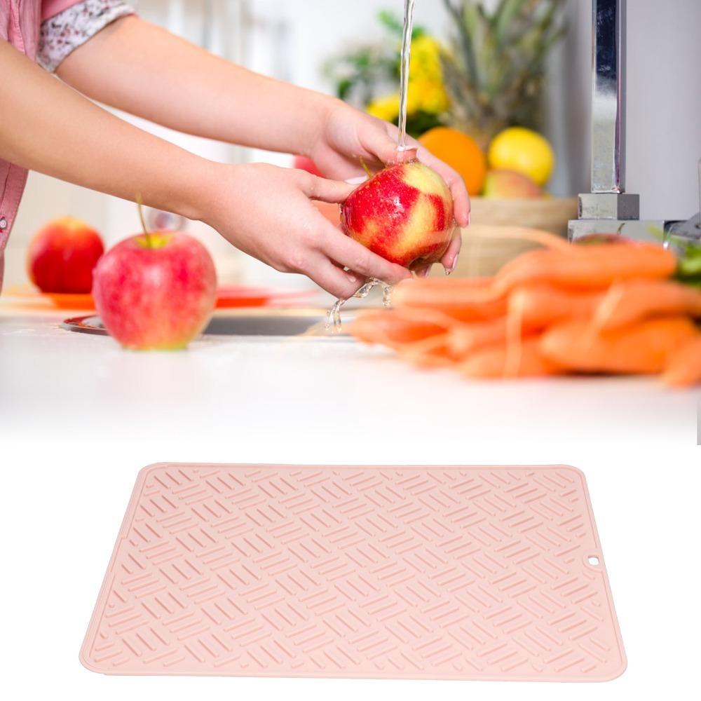 Multiple Optional Color Draining Mat Sink Anti-slip Cushion Countertop Anti-wet