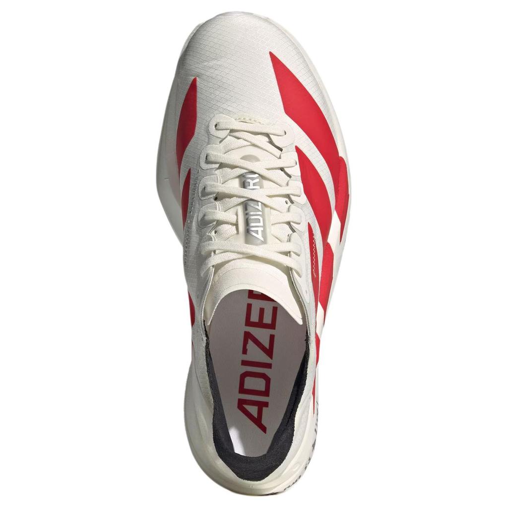 Adidas Adizero Adios Pro 4 Comfortable Versatile Durable Rebound Low-Top Running Shoes Women sneaker White Red JR6350