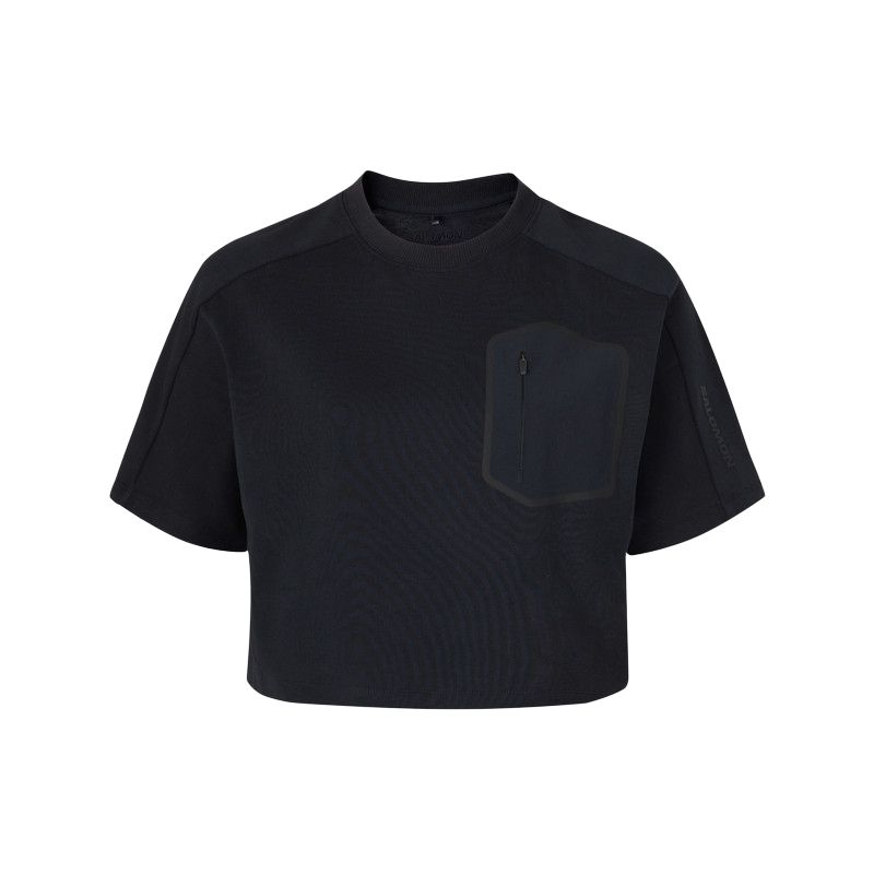 

Salomon Pl Ss Tee Outdoor Camping Hiking Leisure Simple Skin-Friendly Short Sleeve Crew Neck Women tops LC2928100 S
