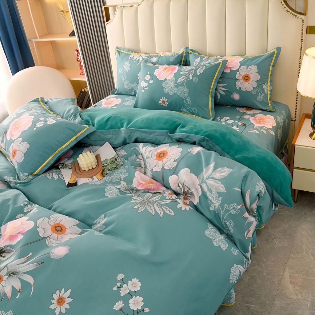 AB Milk Quilt Cover Winter Quilt Cover Thickened To Keep Warm Single-piece Single-sided Milk Velvet Quilt Cover Quilt