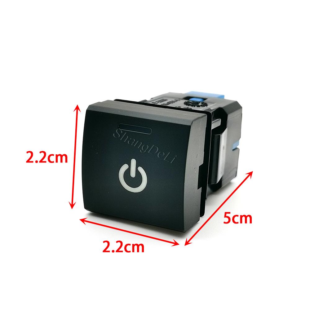 1PC Car LED DRL Radar Power on Off Fog Light View Switch Button Fit for Toyota Camry for Corolla Altis 2019 for Prado 150 2020