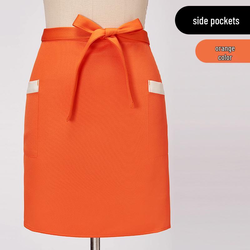 Multi-Color Anti-Stain Waist Apron for Waiters and Kitchen Staff