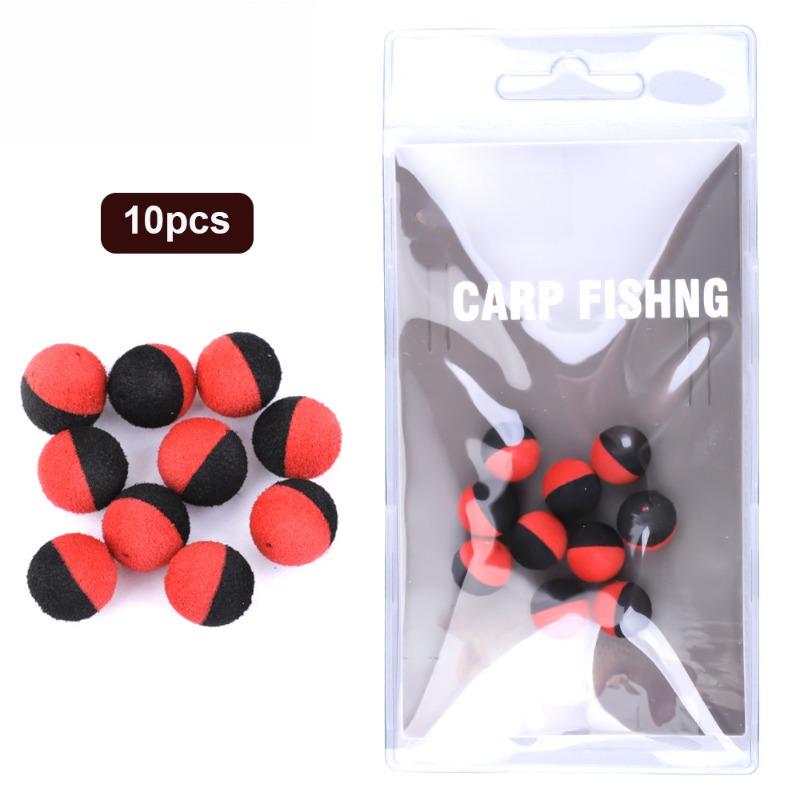 

11mm Floating Ball Bait 10pcs Euro Carp Fishing Lure червоний