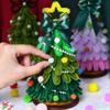 Christmas Tree 18/20cm DIY Handmade Christmas Pipe Cleaners Craft Kit Pipe Cleaners Supplies Pack Christmas Decorations Gifts