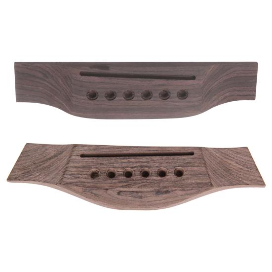 1 Set Guitar Bridge Set Multipurpose High Stability Adjustable Acoustic Guitar Rosewood Bridge