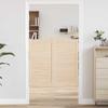 VidaXL Louvre Doors 1 Pair 100x100 Cm Solid Pine Wood, Saloon Doors, Bar Doors, Hinged Doors, 4107134