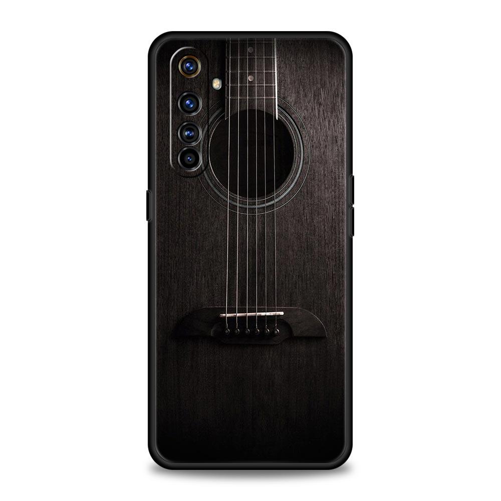 Music Instrument Guitar Piano Phone Case For Realme 10 9 8 5G 7 6 GT2 Pro Plus 9i 8i C21 C11 C25 C35 GT Neo 2 3 3T Soft Cover