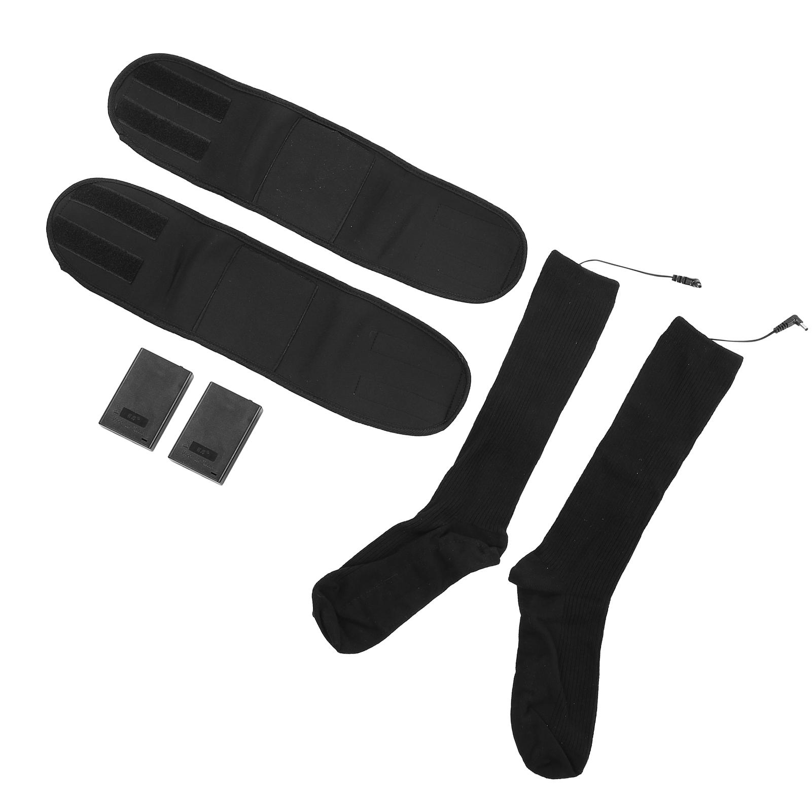 

Электрические носки с подогревом, перезаряжаемые аккумуляторные хлопковые термоноски, зимние уличные грелки для ног