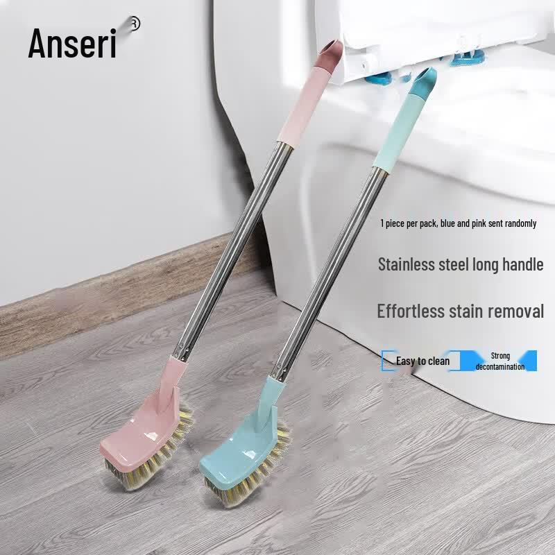 Ansell Stainless Steel Long-Handle Toilet Brush синий