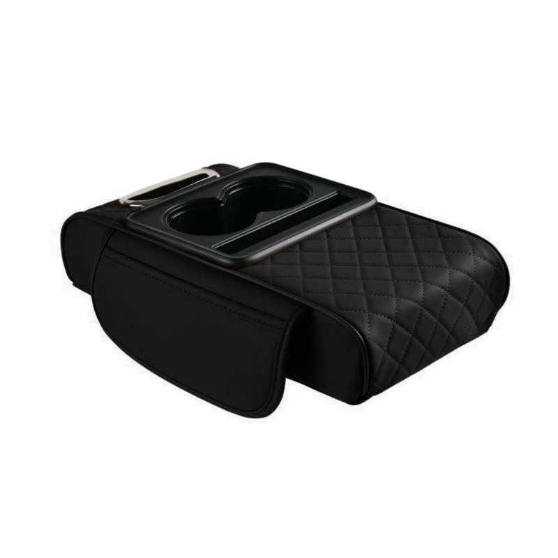 Car Armrest Booster Pillow Easy Installation & Universal Fit Ergonomic Auto Armrest Height Extender Car Armrest Rise чёрный