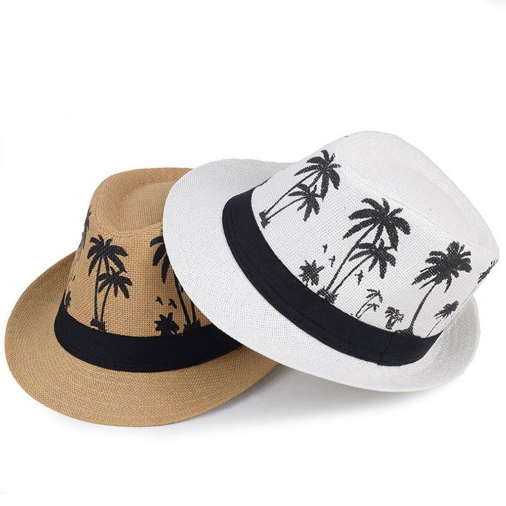 

Breathable Jazz Hat Sun Protection Beach Cap Fashion Top Hats Fedora Cap Outdoor