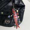 Phone Lanyard Artificial Fish Pendant Bionic Design Fish Bait Lanyard  Jewelry Gift