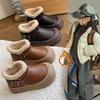 Kids' Winter 2025 Velvet-Lined Boots: Cozy Short Boots for Boys & Girls