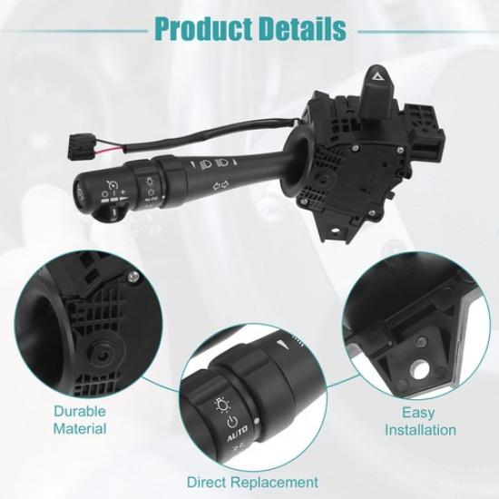 Turn Signal Switch Multifunction Combination Switch Fit for Pontiac Grand Prix