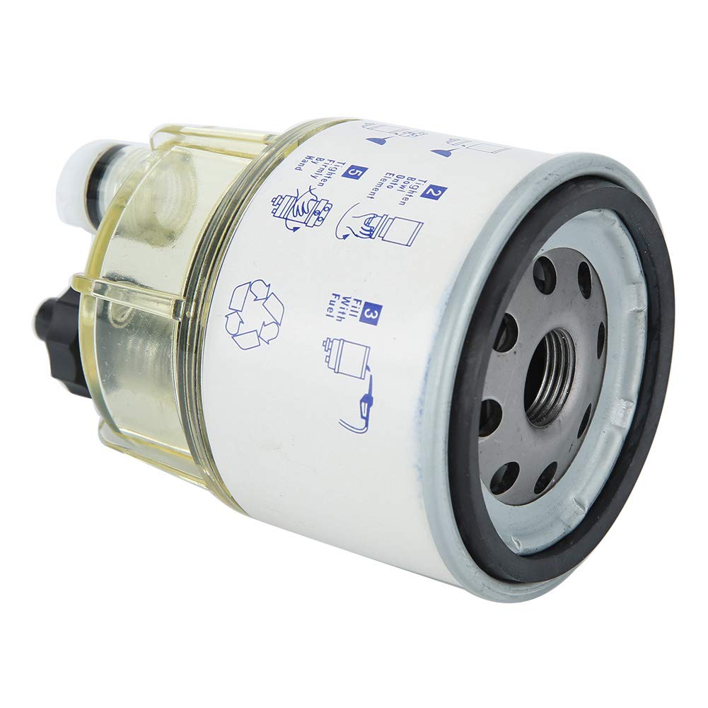 Gorgeri Fuel Filter, R12T Boat Fuel Filter Marine Yacht Fuel Separator Assembly Outboard Engine Filter