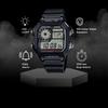 Casio AE-1200WH-1AVDF Digital Wristwatch with Alarm, Stopwatch, LED Light