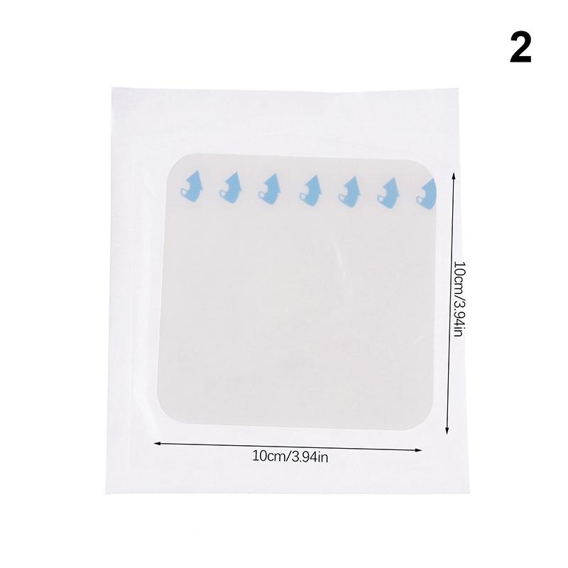 

1 шт. ультратонкие гидроколлоидные повязки, повязки на раны, клейкие дышащие водонепроницаемые прозрачные подушечки, способствующие заживлению ран 10x10xm