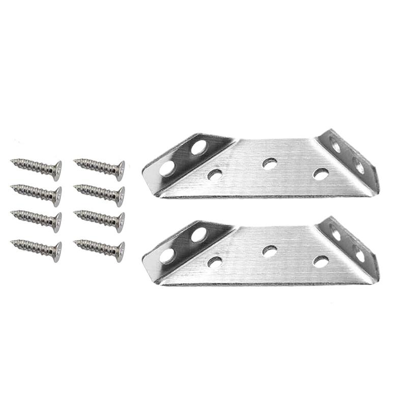Multi-functional Furniture Corner Connectors  with Screws Fixed On Three Sides For Shelves Cabinets Furniture Connectors
