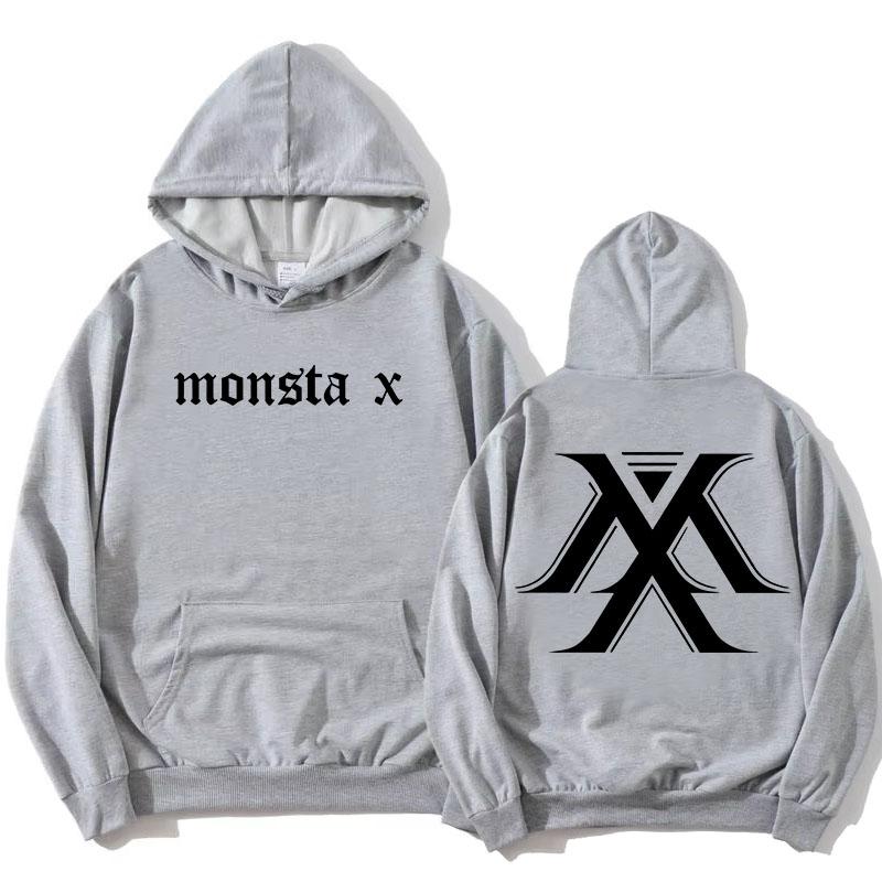 

MONSTAX Korean Boys Band Fashion Hoodies 2025 EP The X Graphic Printing Sweatshirts Long Sleeve Autumn Female Pullovers Unisex 3XL