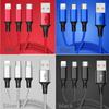 1.25m Fast Charging 3-in-1 Data Cable For Huawei Android Apple Wholesale