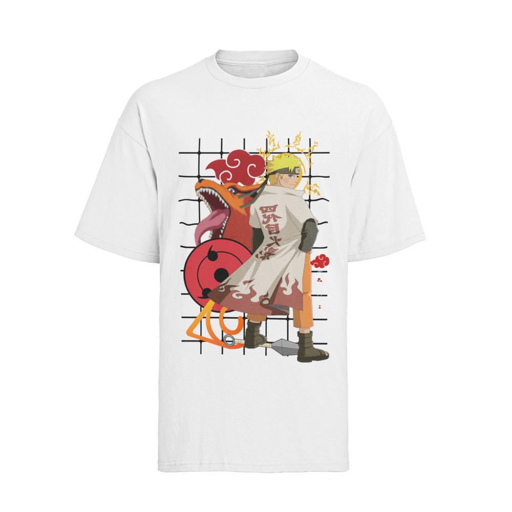 Naruto sasuke kakashi Minato Siegel 9 Tail Fucks Kurama Herren Bio Shirt