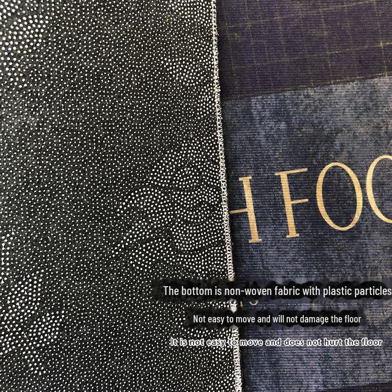 Oil-Proof, Absorbent Non-Slip Mats for Kitchen, Bathroom, and Entryway - Long Strips and Bedroom Carpet.