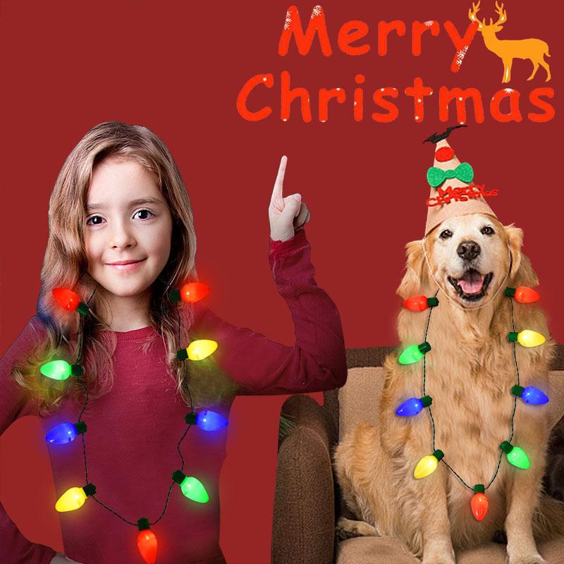 Weihnachts-LED-Lichterkette mit leuchtenden Glühbirnen, Weihnachtsschmuck, Christbaumschmuck, Navidad 2024, Neujahrsgeschenk