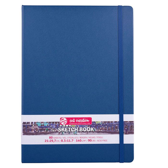 Carnet de croquis - Sakura - A4 - 80 pages - 140g - Bleu marine