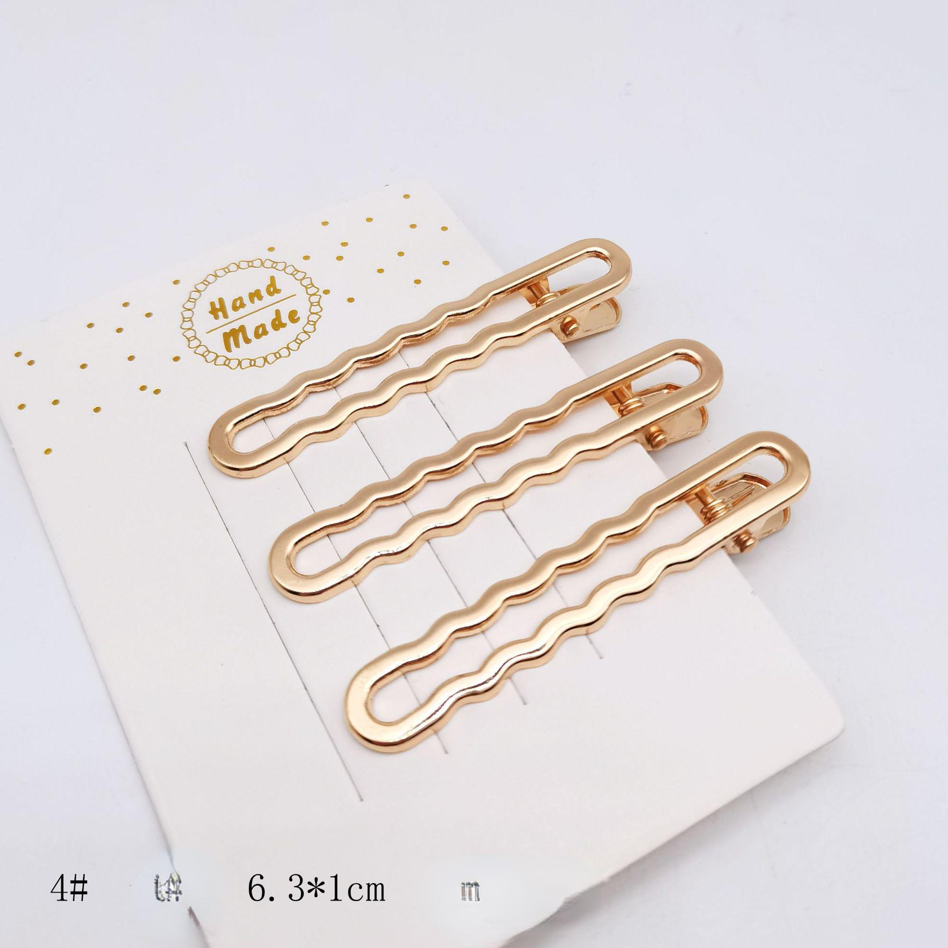 

2/3 шт. Металлическая вырезная заколка для волос, зажим утиный клюв , квадратный зажим, жемчужный зажим, аксессуары для волос сделай сам 6cm