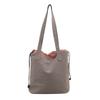 2025 New Fashion Versatile Large Capacity Canvas Bag Women's Simple Casual Shoulder Bag Student Class Commuter Bag