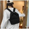 Women's Small Bag Japanese Solid Color Corduroy Schoolbag Female Student Backpack