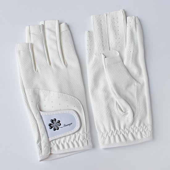 1 Pair Golf Gloves Anti-slip Silicone Sweat-absorbing Breathable Touch Screen Men Women Left Right Hand Outdoor Sports Gloves Golf Accessories