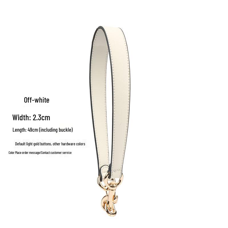 Black PU Handbag Replacement Strap: Women's Underarm Bag, Short Single Shoulder Handle, Trendy Plain Design