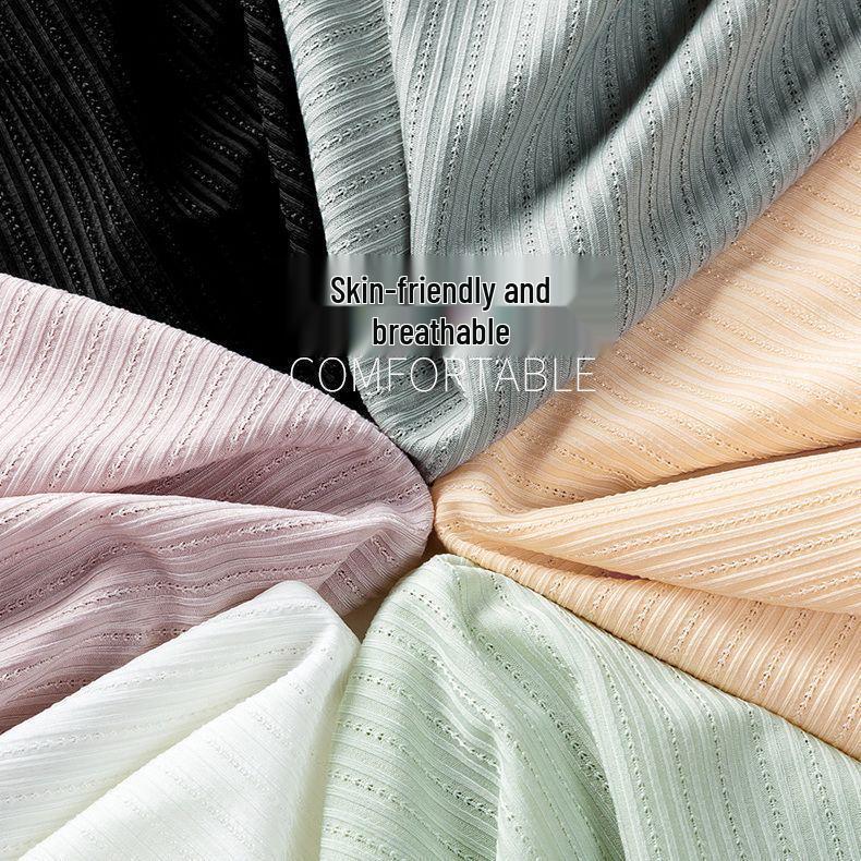 Maternity Ice Silk High-Waist Loose Pants - Summer, Adjustable, Plus Size, Anti-Exposure