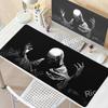 Black White Skull Gaming Mouse Pad Large Mousepad XXL Table Mat Anti-slip Keyboard Accessories Office Laptop Desk Mats Gamer Rug