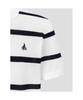 Binpolmen Bold Stripe Collared Neck Knit White