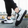 Fashion Mens PU Leather Waterproof Sneakers Casual Sports Shoes Men Lightweight Breathable Flat Non Slip Tenis Shoes Zapatillas Hombre