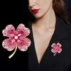 Latest Women'S Brooch Diamond Clover Brooch Simple Temperament Pin Corsage Summer Jewelry Gifts Accessories Jewelry