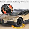 1:24 Tourbillon Bolide Car Model Toy Shock Absorption Supercar Sound Light Pull Back Metal Die-cast Models Office Table Ornament