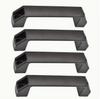 4pcs Handles Durable Nylon Plastic Door Handles for Rv 4-piece Set of Polyamide Grippers Suitable for RV Caravans and Boats