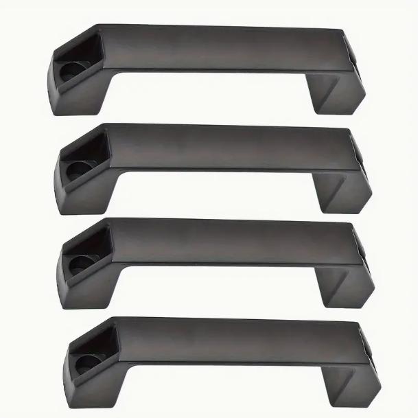 4pcs Handles Durable Nylon Plastic Door Handles for Rv 4-piece Set of Polyamide Grippers Suitable for RV Caravans and Boats