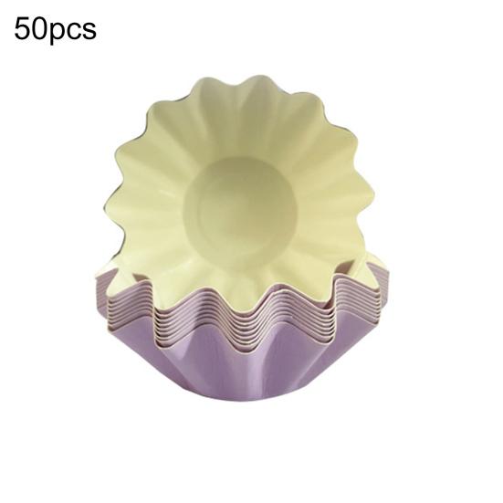 

50 шт., экологически чистый, безвкусный, полезный, многоразовый, простой в использовании, грелка для воска, поднос для воска фиолетовый