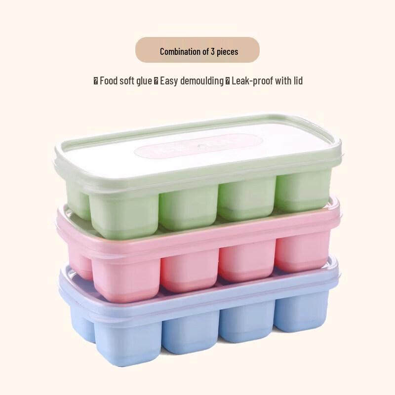 Household Silicone Ice Cube Tray