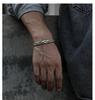 Retro Braided Open Bangle: S925 Silver Plated Unisex Bracelet - Trendy Heavy Industry Design