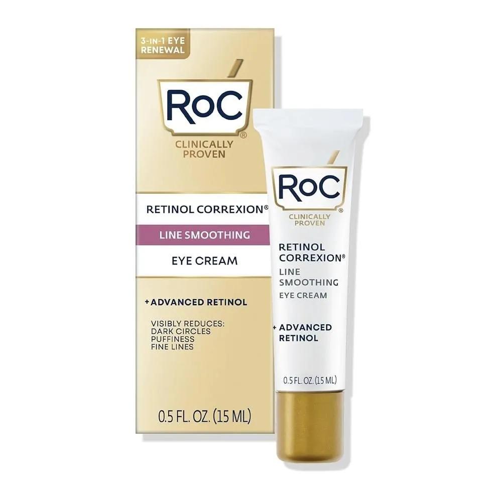 RoC Retinol Eye Cream 15ml 1 Pack RoC Retinol Correxion Under Eye Cream for Dark Circles & Puffiness