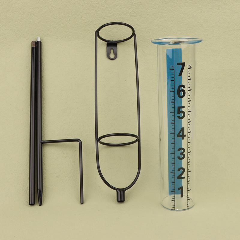 1 Set Garten-Regenmesser, frostsicher, Regenmesser für den Außenbereich, am besten bewertet für Garten, Deck, Rasen, mit großen Zahlen, höhenverstellbar