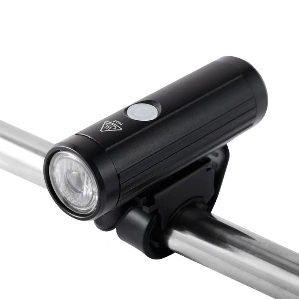Aluminum USB Rechargeable Bicycle Headlight - High Brightness for Night Riding