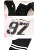 Girls' 2025 Summer Fashion Sportswear Two-Piece Set - Trendy Short-Sleeved Outfit for Big Kids
